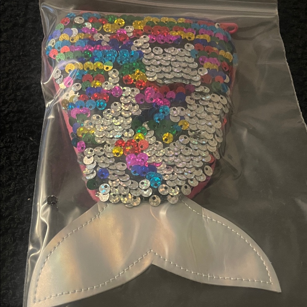 Sequin Mermaid Tail Kids Bag
